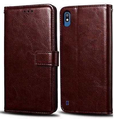 Samsung Galaxy A10 Artificial Leather Flip Cover