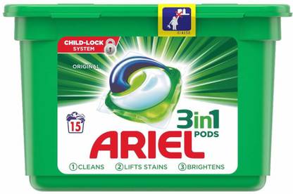 Ariel 3 In 1 Pods Original 15's Regular Detergent Pod