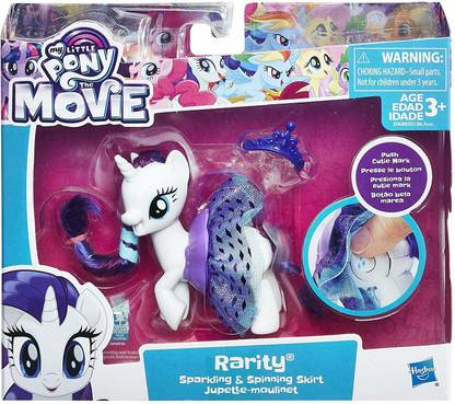 MY LITTLE PONY The Movie Sparkling and Spinning Skirt Rarity