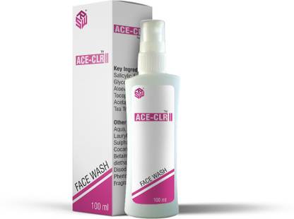 ace-clr Glycolic Acid and Salicylic Acid  (2 X 100 ml) Face Wash