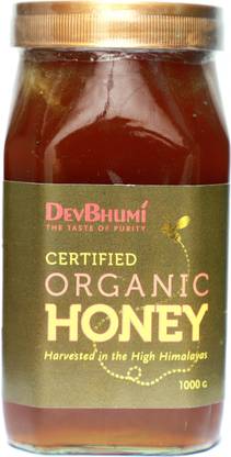 Devbhumi Certified Organic Honey, 1 KG ( Organic Certified Honey)
