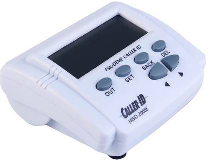 DIVINZ Fsk/Dtmf Caller Id Box + Cable Mobile Phone Adjustable LCD Display Corded Landline Phone