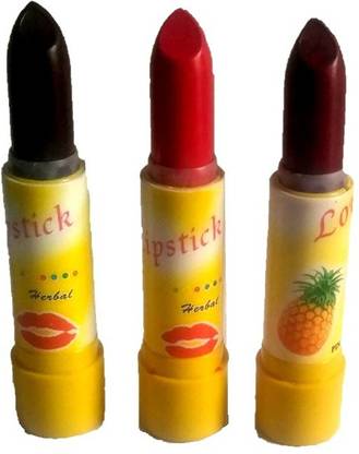 Rabcom Love Herbal Pineapple Extracts Matte Lipstick Set of 3