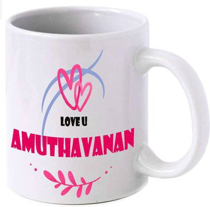 Framory Love Gift Coffee Love You Amuthavanan Ceramic Coffee Mug