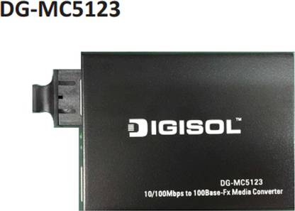 DIGISOL DG-MC5123S-PLT 2 Ports 100 Mbps Unmanaged Network Switch