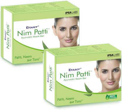 Eraser Nim Patti Ayurvedic Neem Bar (Pack of 2)