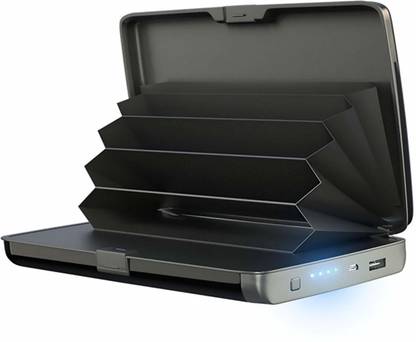 WONDERWORLD ™ eCharge Wallet Deluxe Portable Power Bank and Credit Card Case eCharge Wallet™-Type-001 USB Charger