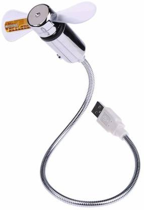 JAZLOG USB LED Clock Fan JAZ0424B USB Fan