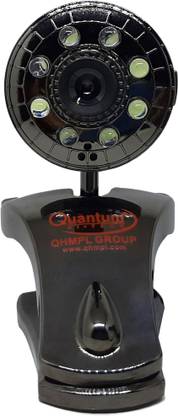 QHMPL WEB CAMERA With 8 Lights & 30 Megapixel 46  Webcam with Built-In Microphone with Night Vision USB Connectivity