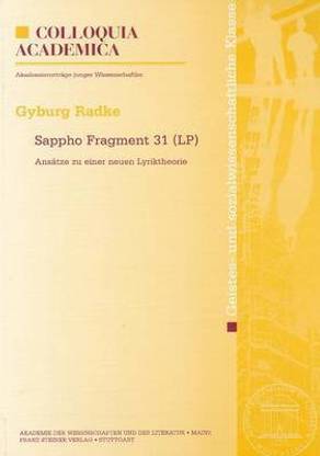 Sappho Fragment 31 (Lp)