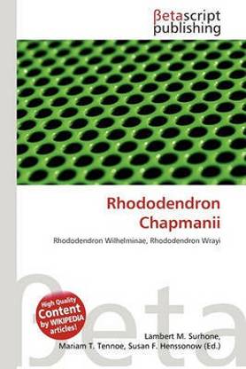 Rhododendron Chapmanii