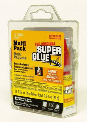 Super Glue The Original 15187, .07 Ounce, 12-pack Adhesive