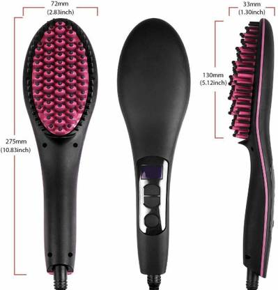 Taxila Black 3 in 1 Ceramic Fast Hair Straightener for Women's Hair Straightening Hair Curler
