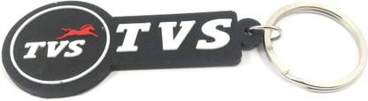 TVS Rubber keychain Single Sided Logo Key Chain