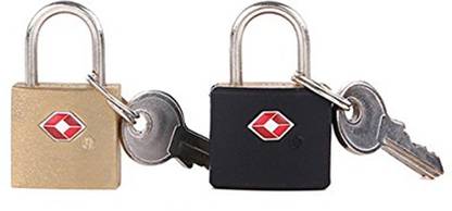 Iktu Mini Master Lock Padlock, Keyed TSA-Accepted Luggage Padlock