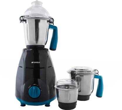 Sansui SMG02 ProHome 750 W Mixer Grinder (3 Jars, Blue, Black) at Rs. 1089