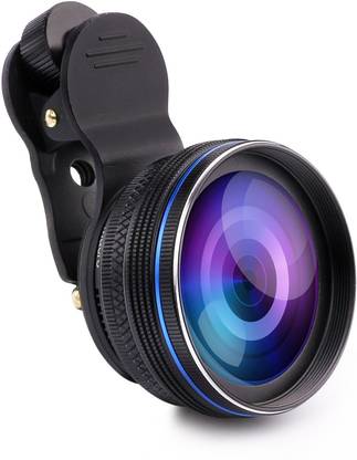 VOLTegIC ® HD 0.45X Super Wide Angle Lens Clip-On 2 in 1 Professional Cell Phone Camera Lens Mobile Phone Lens