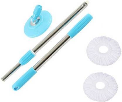 Sharry SH0001 Mop 360 Degree Rotating Mop stick with 2 Refill Wipes