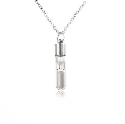 COOL STUFF GIFTS CooL stuff Glass | Hourglass Necklace Glass Pendant Set