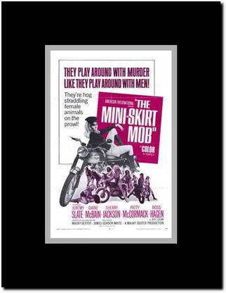 The Mini Skirt Mob Framed Movie Poster Paper Print