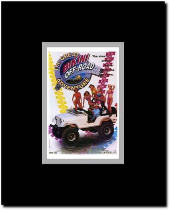 The Great Bikini Off-Road Adventure Framed Movie Poster Fine Art Print