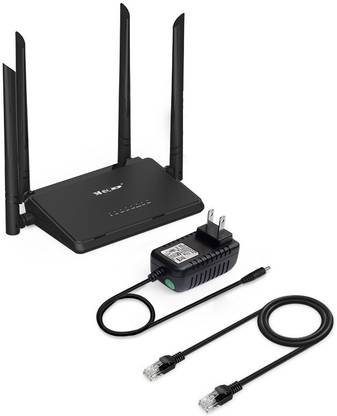 Meco Smart WiFi Router Wireless Router 2.4 GHz 100 Mbps Wifi Speed Dual Band External Antenna Both (Ethernet and ADSL)