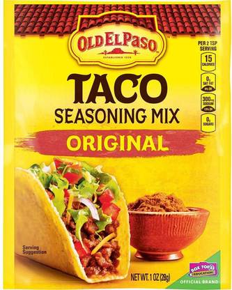 Old ELPaso Taco Seasoning Mix, Original - 28g (1oz)