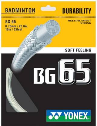 YONEX BG 65 0.7 Badminton String - 500 m