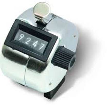Aryshaa Best Quality 4 Digit Manual Hand held Tally Counter.(Steel) Digital Tally Counter