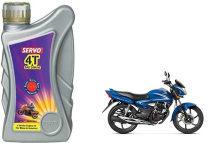 Servo 4T 20W-40 ENGINE OIL FOR BIKE & SCOOTERS S41E45R62 Synthetic Blend Engine Oil