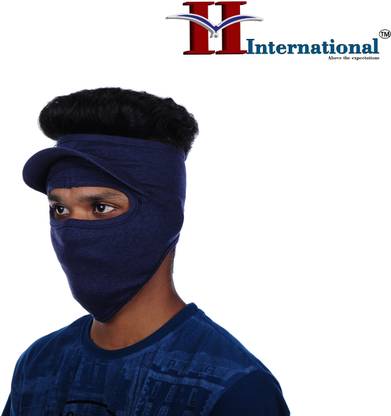H International Blue Bike Face Mask for Men & Women