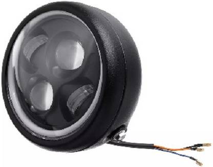 3D Eye LED Headlights Retro Front _01 Bike Headlight Mount