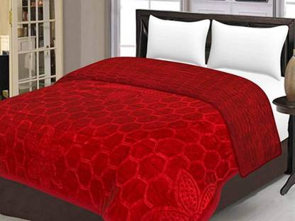 FUBAR Geometric Double Mink Blanket for  Heavy Winter