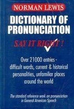 Dictionary of Pronunciation