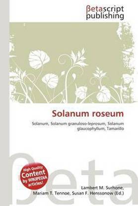 Solanum Roseum