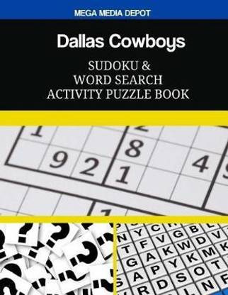 Dallas Cowboys Sudoku and Word Search Activity Puzzle Book
