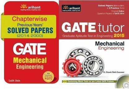Gate Mechanical Engineering Guide and Solved Papers (Set of 2 Books)