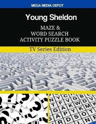 Young Sheldon Maze and Word Search Activity Puzzle Book