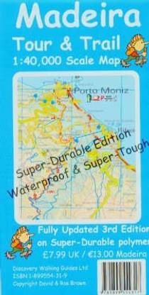 Madeira Super-durable Tour & Trail Map
