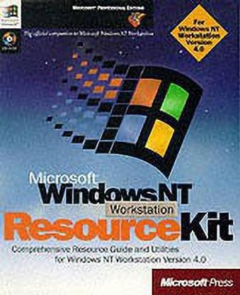 Microsoft Windows NT Workstation 4.0 Resource Kit