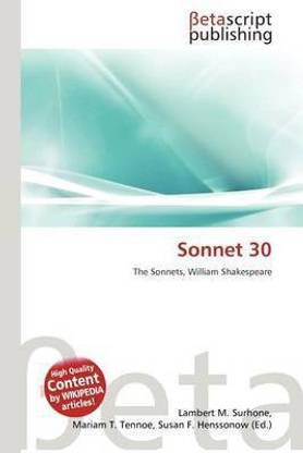 Sonnet 30