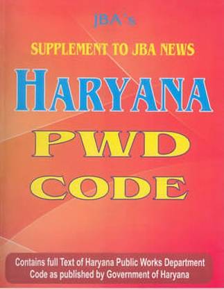 Haryana Public Works Department Pwd Code