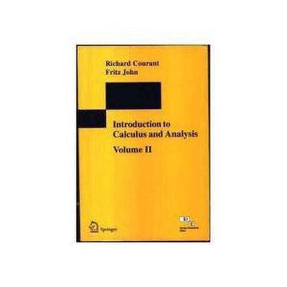 Introduction to Calculus and Analysis (Volume - 2)