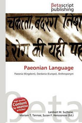 Paeonian Language
