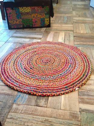 RRHM Multicolor Cotton Area Rug