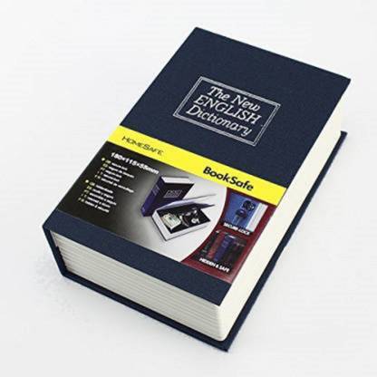 Aksharkunj Dictionary Book Secret Hidden Security Safe Lock Safe Locker Cash Box