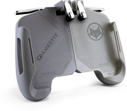 AMKETTE Evo Mobile Game Grip with Dual Triggers and sensitive Silicon Buttons  Gaming Accessory Kit