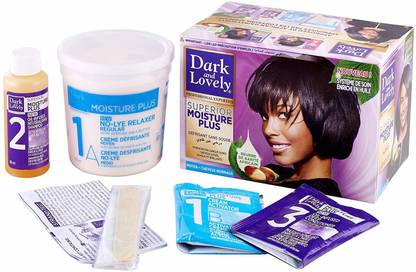 Dark and Lovely No Lye Relaxer Regular for Normal Hair Kit , black