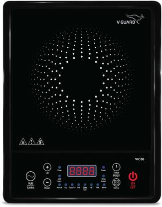V-Guard 1600 W Induction Cooktop Push Button