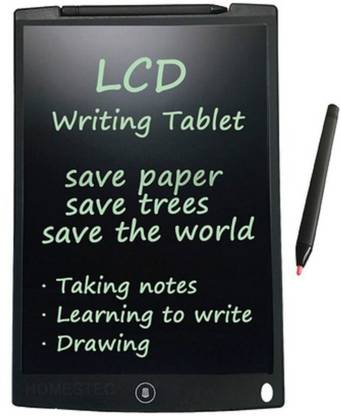 PaxMore Writing Board Slate Drawing Record Notes Handwriting Pad Paperless Tablet with Stylus Pen for Kids
